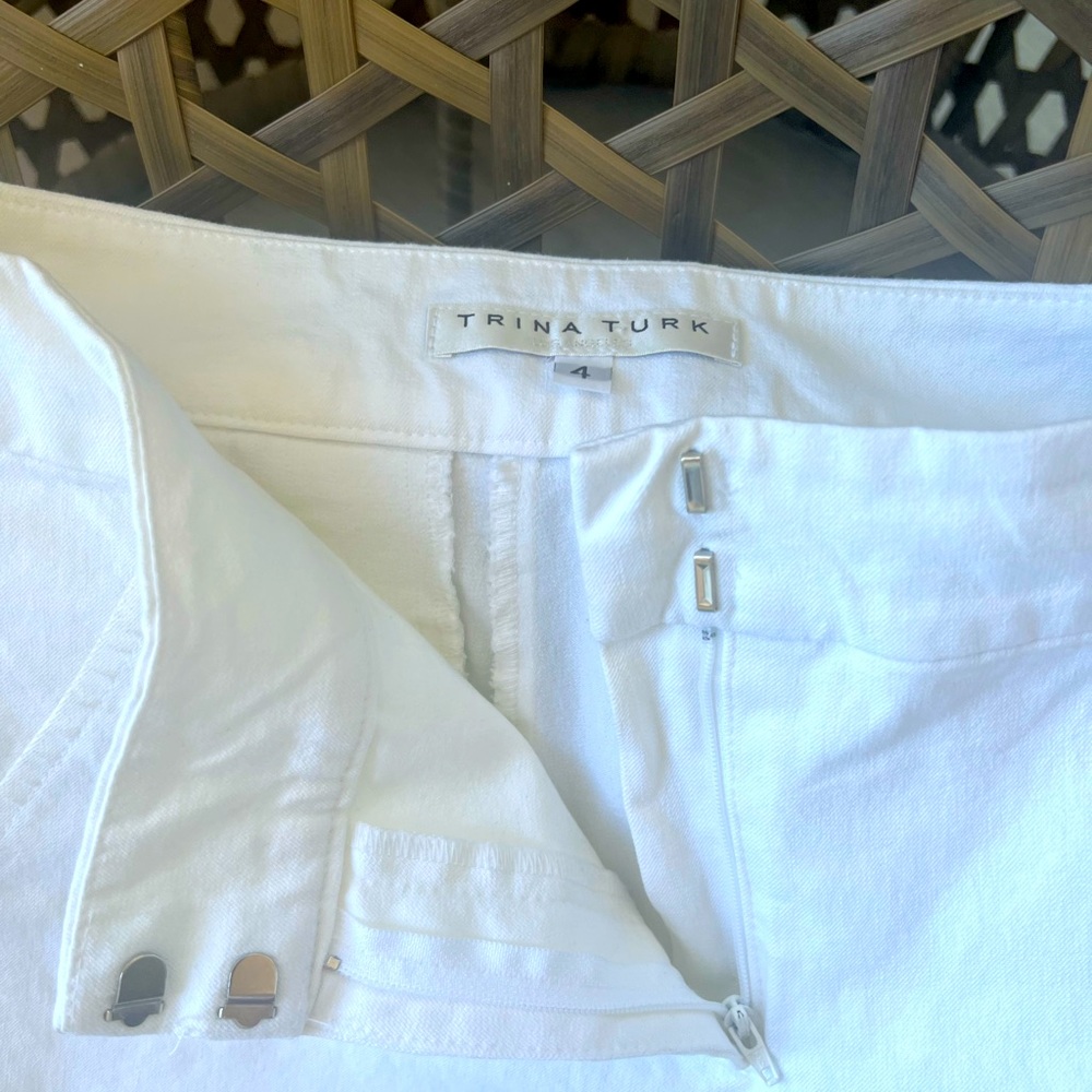 Trina Turk white pants